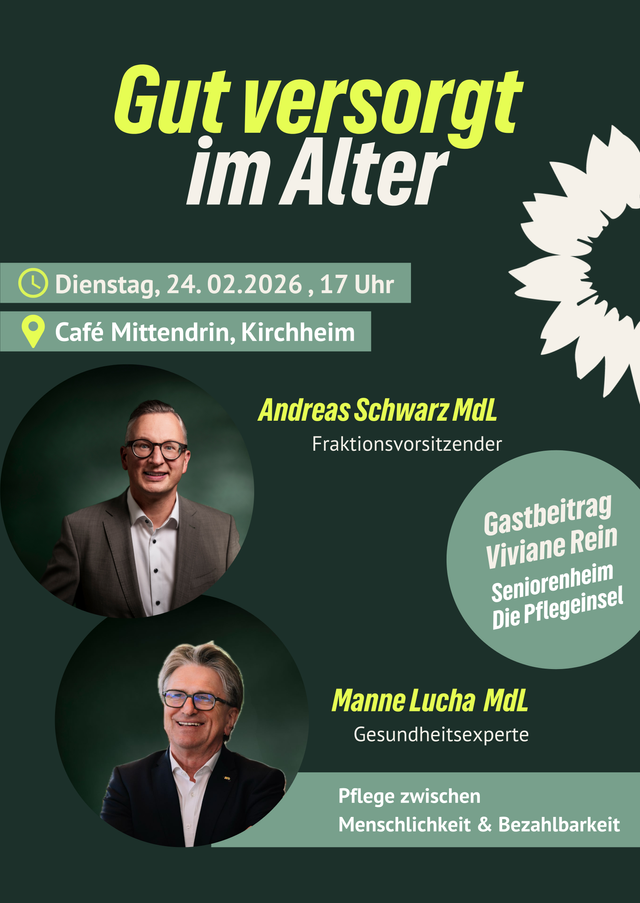 Gut versorgt im Alter: Pflege zwischen Menschlichkeit und Bezahlbarkeit!